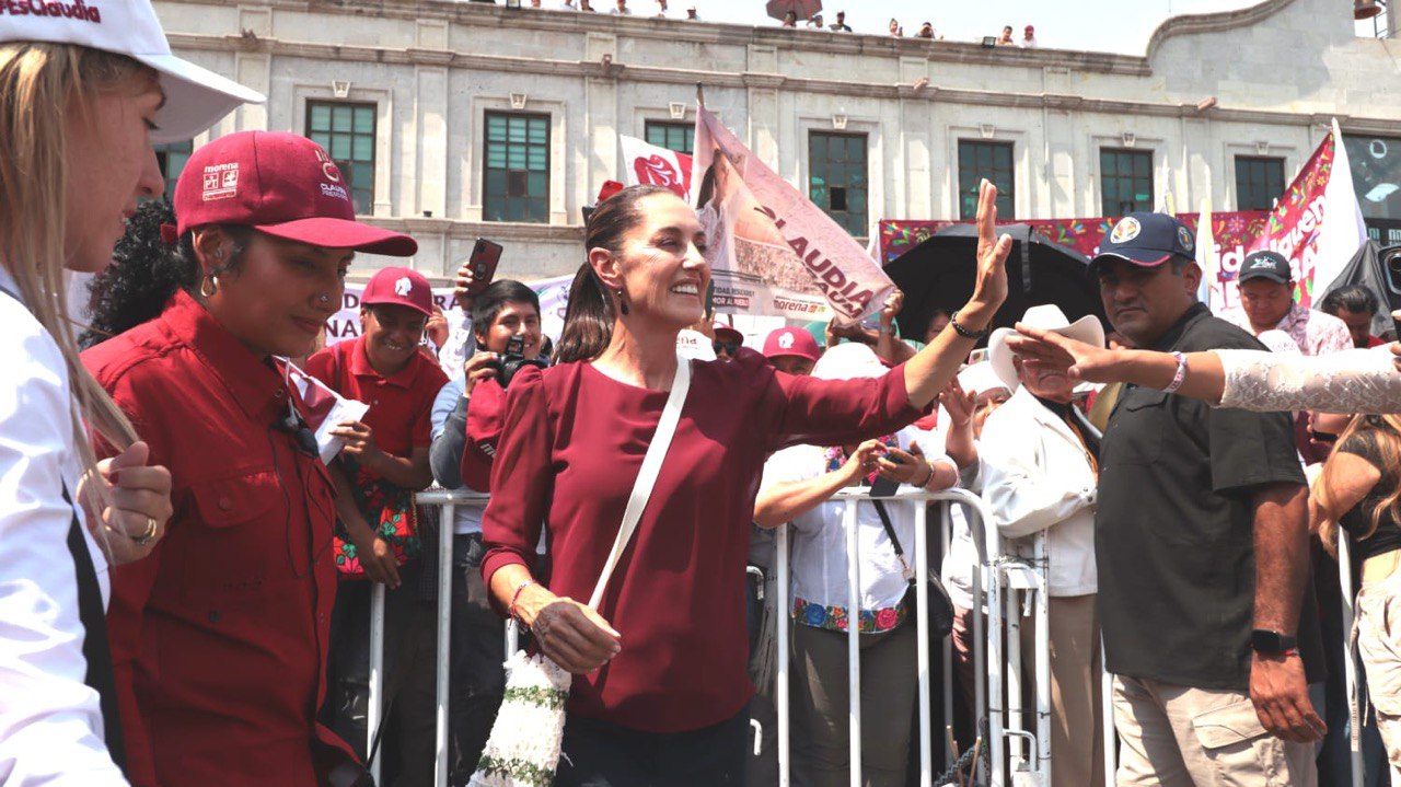 Claudia Sheinbaum en Hidalgo Actopan