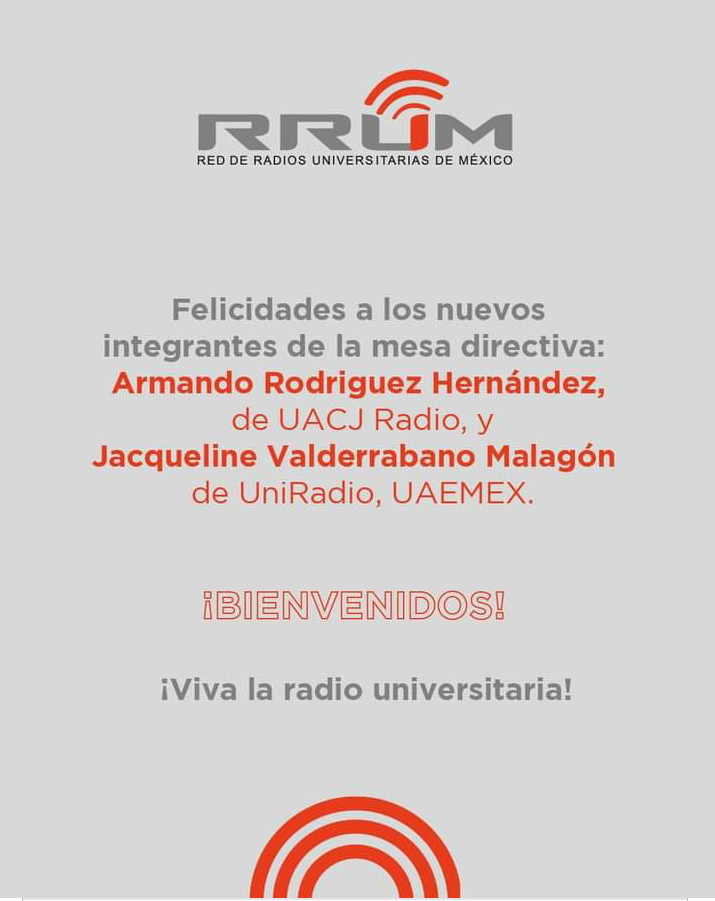 RRUM FElicitaciones Armando Rodríguez Hernández Jacqueline Valderrabano Malgón