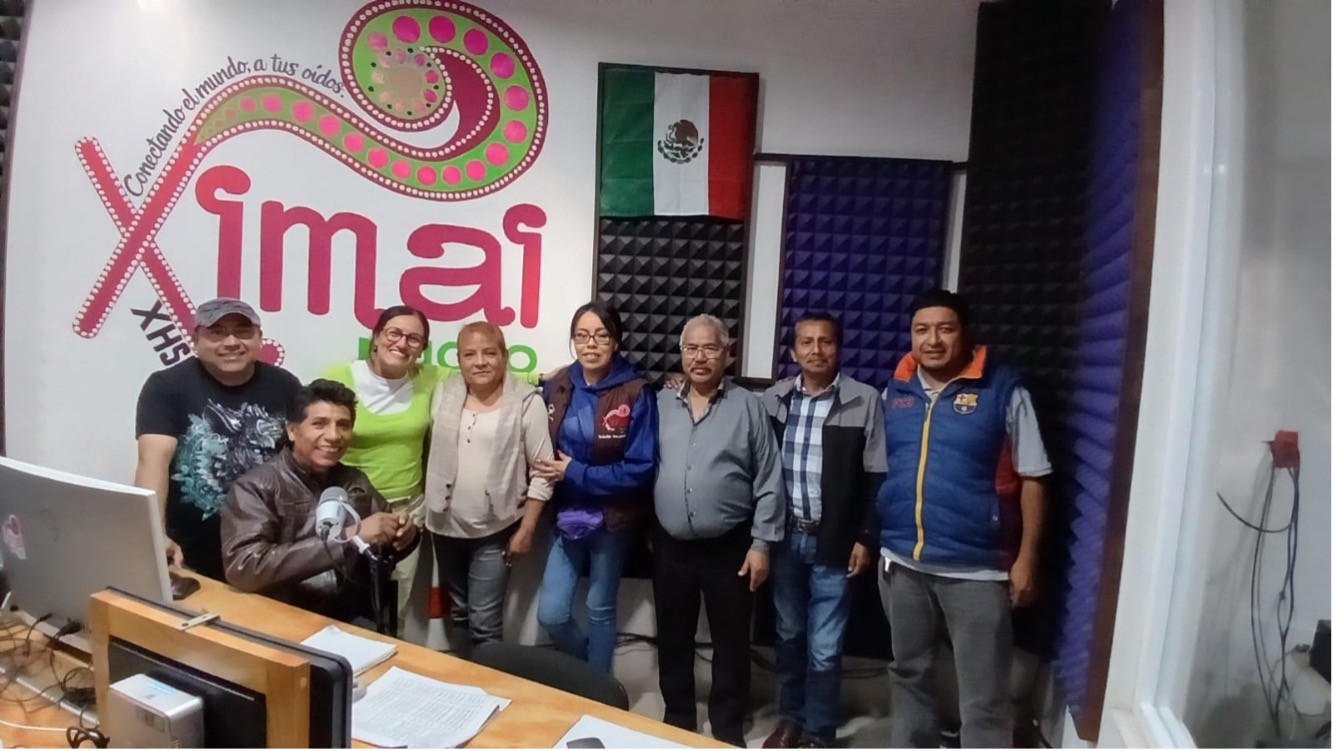 Reunión de colaboración entre radios indígenas hidalguenses