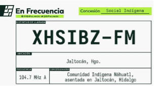 Concesión de Radio Jaltocán Hidalgo