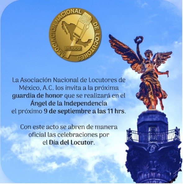 Guardia de Honor Día del Locutor