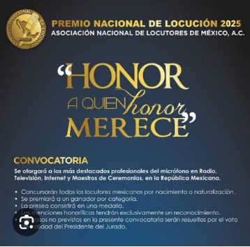 Premio Nacional de Locución 2025