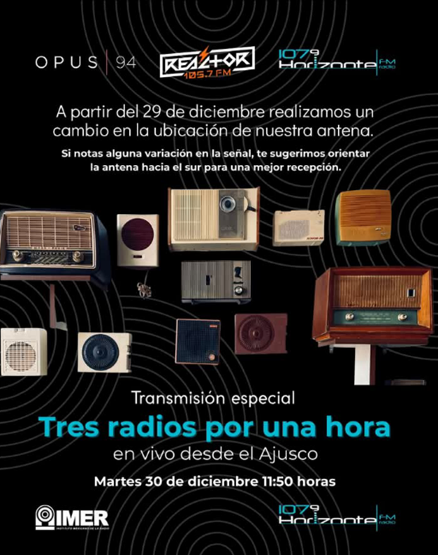 Tres Radios por una Hora