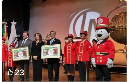 UAEH presente en conmemoración de Lotería Nacional Ing. Adrián Pereda López