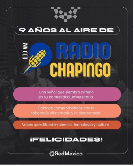 9 años al aire Radio Chapingo