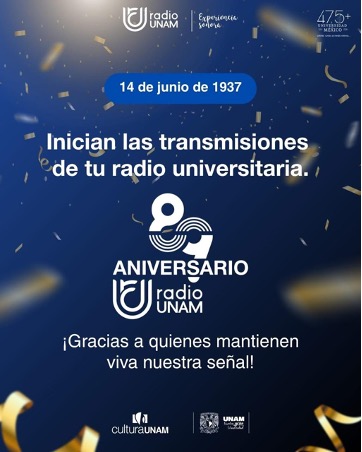 89 Aniversario Radio UNAM