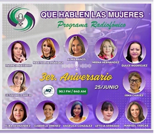 Que hablen las mujeres 3er aniversario